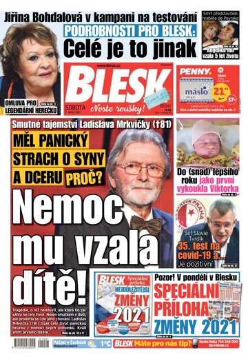 Obálka e-magazínu Blesk 2.1.2021