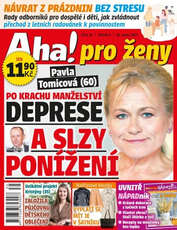 Obálka e-magazínu AHA! pro ženy 35/2022