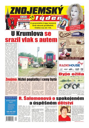 Obálka e-magazínu Znojemský týden 35/2016