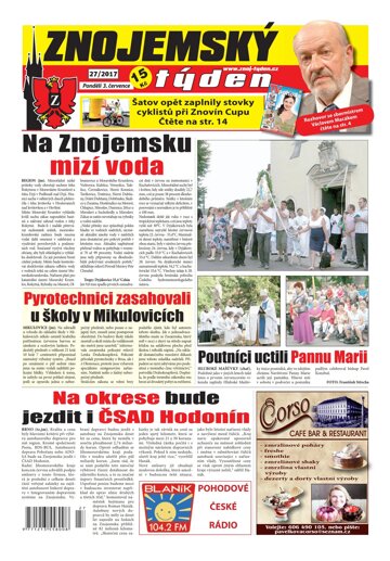 Obálka e-magazínu Znojemský týden 27/2017