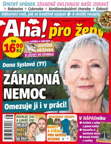 Obálka e-magazínu AHA! pro ženy 38/2024