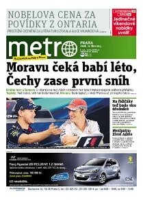 Obálka e-magazínu deník METRO 11.10.2013