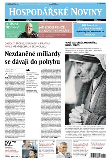 Obálka e-magazínu Hospodářské noviny 172 - 5.9.2016