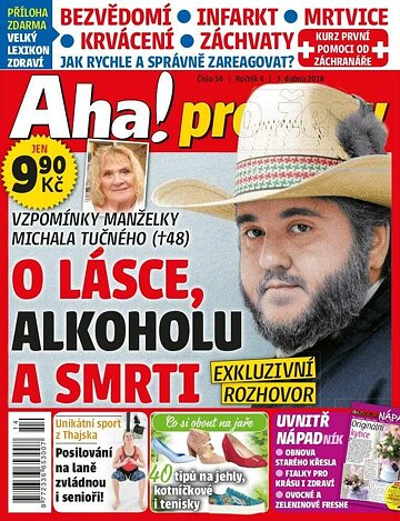 Obálka e-magazínu AHA! pro ženy 3.4.2018