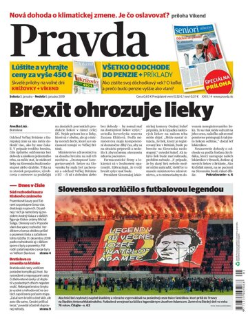 Obálka e-magazínu Pravda 5. 1. 2019