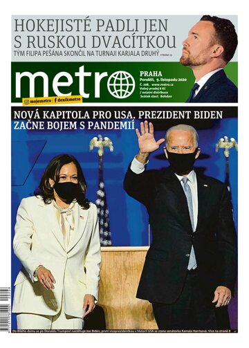 Obálka e-magazínu deník METRO 9.11.2020