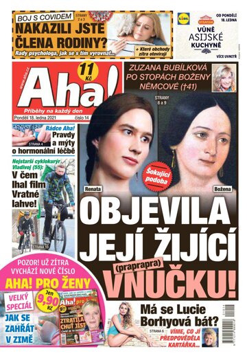 Obálka e-magazínu AHA! 18.1.2021