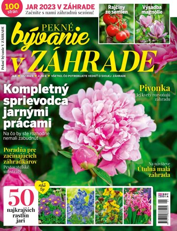 Obálka e-magazínu Pekné bývanie v záhrade 1/2023