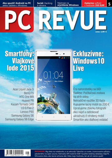 Obálka e-magazínu NEXTECH 5/2015