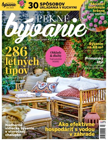 Obálka e-magazínu Pekné bývanie 7/2023