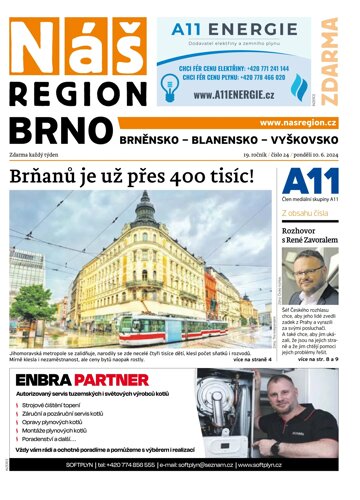Obálka e-magazínu Náš Region - Brno 24/2024