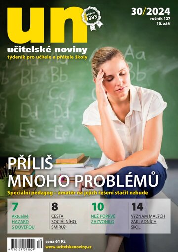 Obálka e-magazínu Učitelské noviny 30/2024