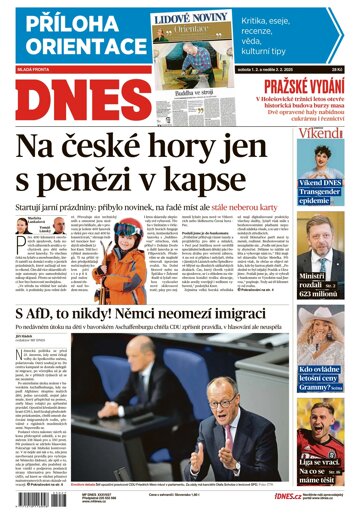 Obálka e-magazínu MF Dnes 1.2.2025