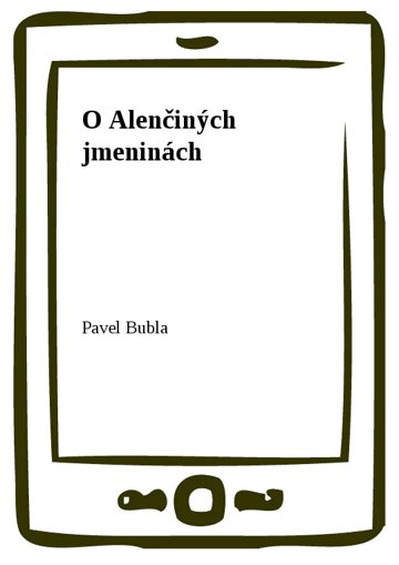 Obálka knihy O Alenčiných jmeninách