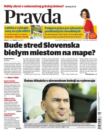 Obálka e-magazínu Pravda 11. 7. 2015