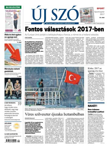 Obálka e-magazínu Új Szó 2.1.2017