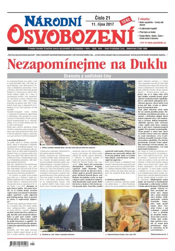 Obálka e-magazínu Národní Osvobození 21/2017