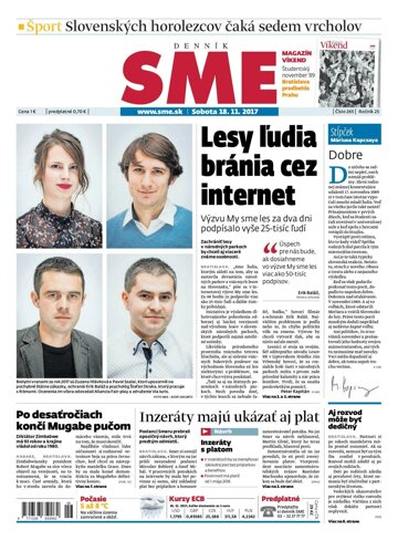 Obálka e-magazínu SME 18.11.2017