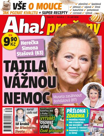 Obálka e-magazínu AHA! pro ženy 39/2018