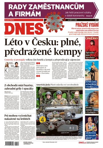 Obálka e-magazínu MF Dnes 4.5.2020