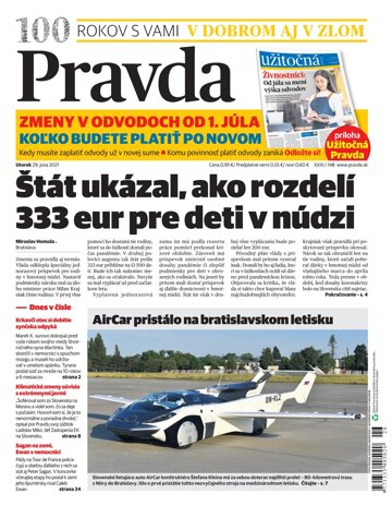 Obálka e-magazínu Pravda 29. 6. 2021