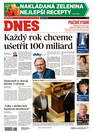 Obálka e-magazínu MF Dnes 6.10.2021