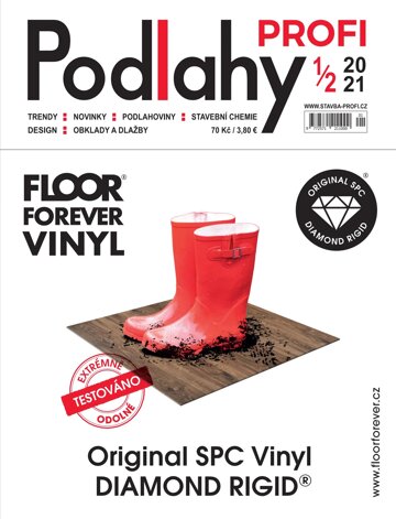 Obálka e-magazínu PODLAHY Profi 1-2/2021