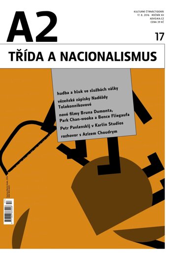 Obálka e-magazínu A2 kulturní čtrnáctideník 17/2016