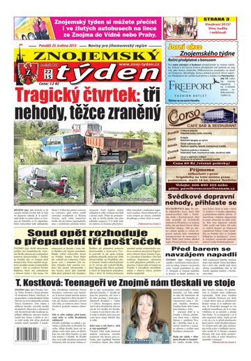 Obálka e-magazínu Znojemský týden 22 / 2015