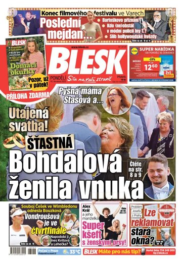 Obálka e-magazínu Blesk 10.7.2023