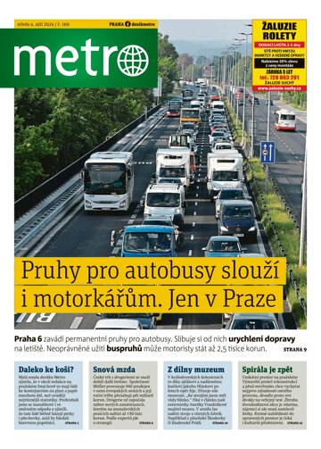 Obálka e-magazínu deník METRO 4.9.2024