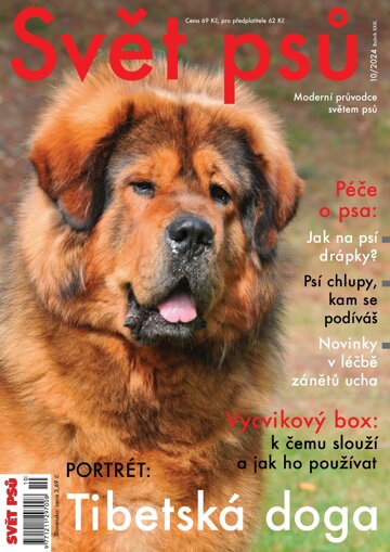 Obálka e-magazínu Svět psů 10/2024