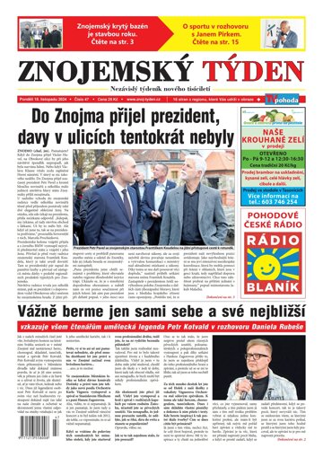 Obálka e-magazínu Znojemský týden 47/2024