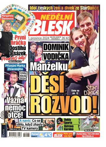 Obálka e-magazínu Nedělní Blesk 1.12.2024