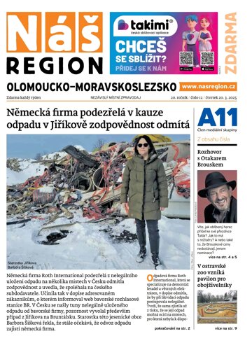 Obálka e-magazínu Náš Region - Olomoucko/Moravskoslezsko 12/2025