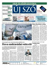 Obálka e-magazínu Új Szó 19.3.2014