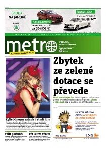 Obálka e-magazínu deník METRO 22.10.2014