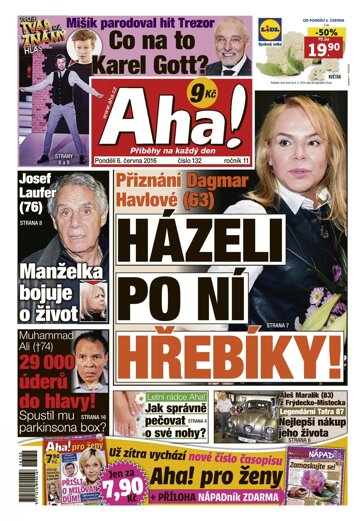 Obálka e-magazínu AHA! 6.6.2016