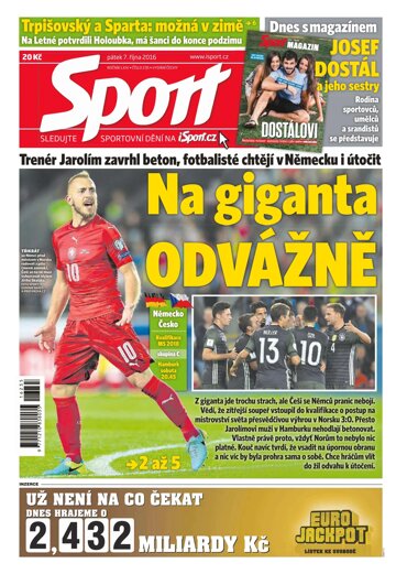 Obálka e-magazínu Sport 7.10.2016