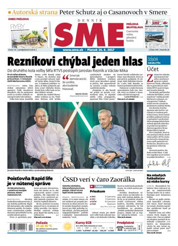 Obálka e-magazínu SME 16.6.2017