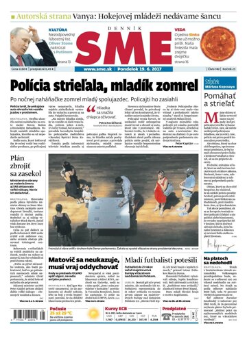 Obálka e-magazínu SME 19.6.2017