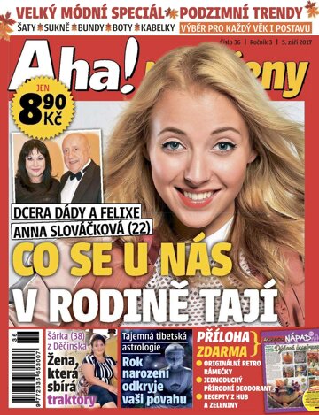 Obálka e-magazínu AHA! pro ženy 5.9.2017