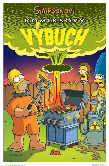 Obálka e-magazínu Simpsonovi: Komiksový výbuch