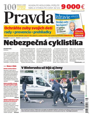 Obálka e-magazínu Pravda 14. 9. 2020