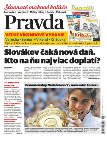 Obálka e-magazínu Pravda 11. 10. 2024