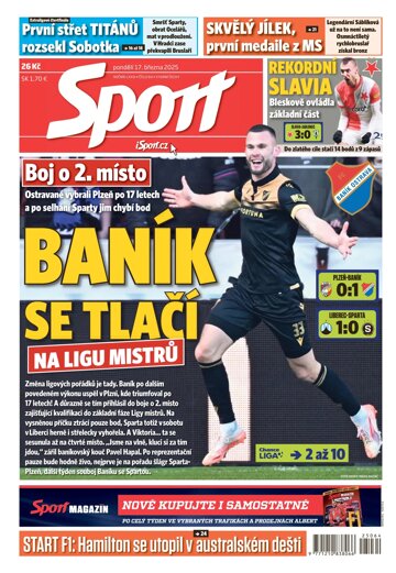 Obálka e-magazínu Sport 17.3.2025