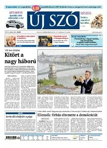 Obálka e-magazínu Új Szó 28.7.2014