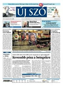 Obálka e-magazínu Új Szó 26.8.2014