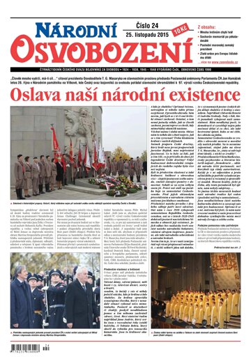 Obálka e-magazínu Národní Osvobození 24/2015