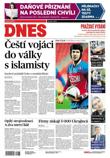 Obálka e-magazínu MF Dnes 22.3.2016